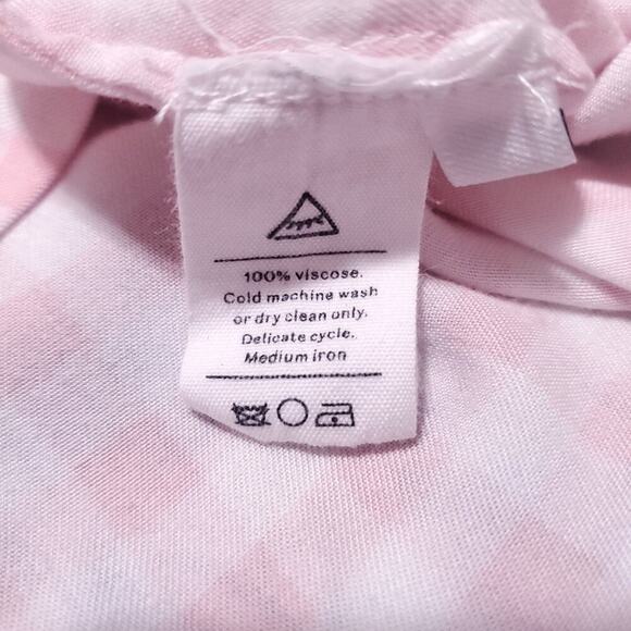 Sleeper Party Pajama Top in Pink Vichy L As seen on Sex and The City - Picture 16 of 16